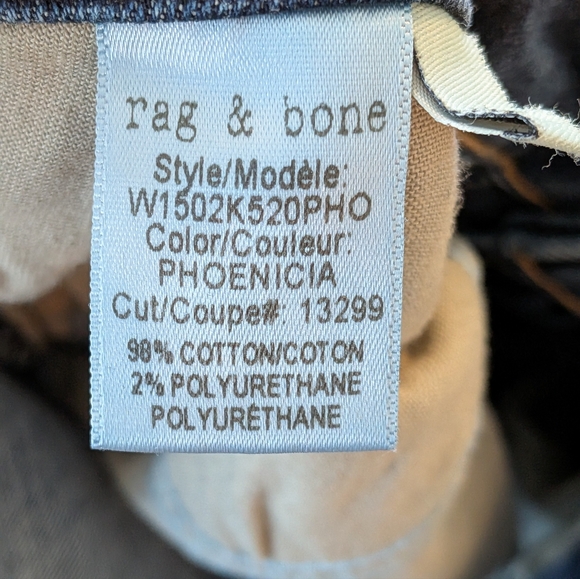 Rag & Bone Jeans Women's 26 Skinny - Picture 7 of 12
